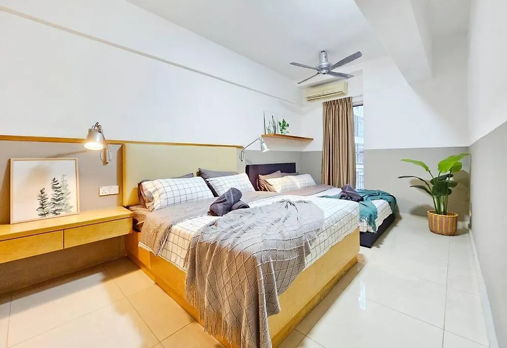 Fahrenheit Bukit Bintang Big Group 13Pax Family Suites كوالالمبور 0*,