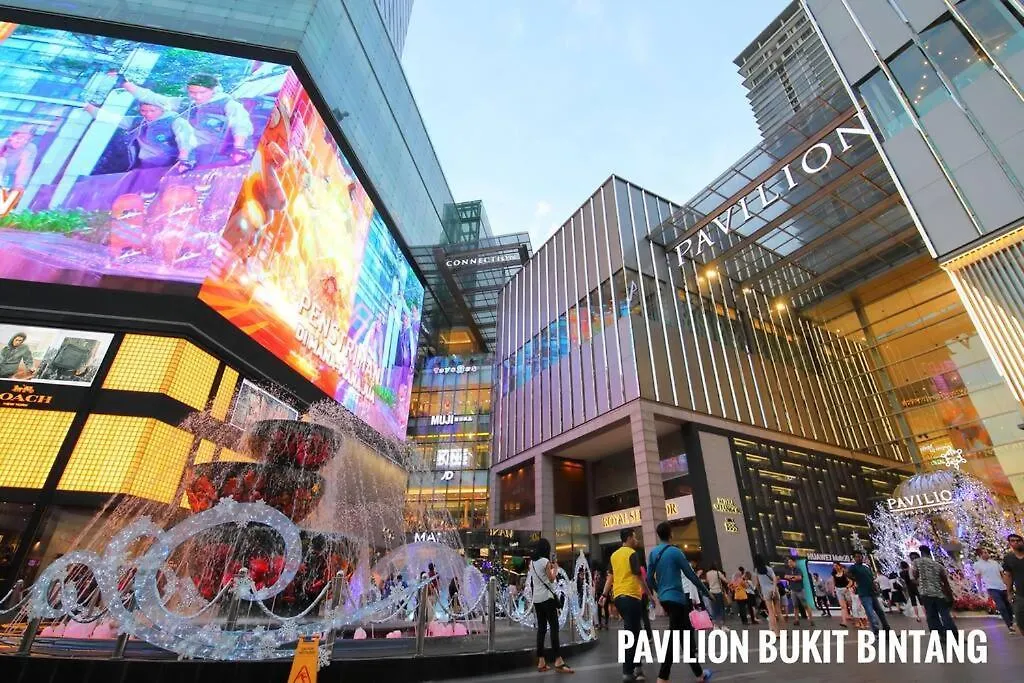 شقة Fahrenheit Bukit Bintang Big Group 13Pax Family Suites كوالالمبور